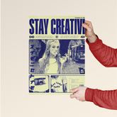 Stay Creative – Retro Pop Art Poster
